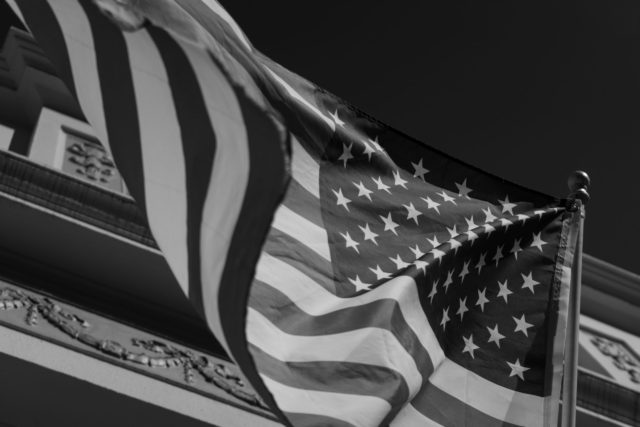American Flag Black and White | www.robertfeist@me.com