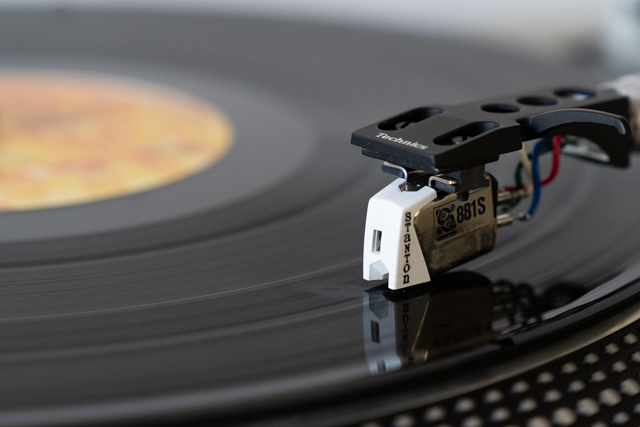 turntable with record